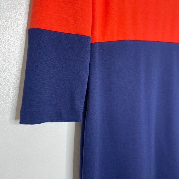 BB Dakota Red & Navy Colorblock Dress Size M NWT Women's - Picture 4 of 11